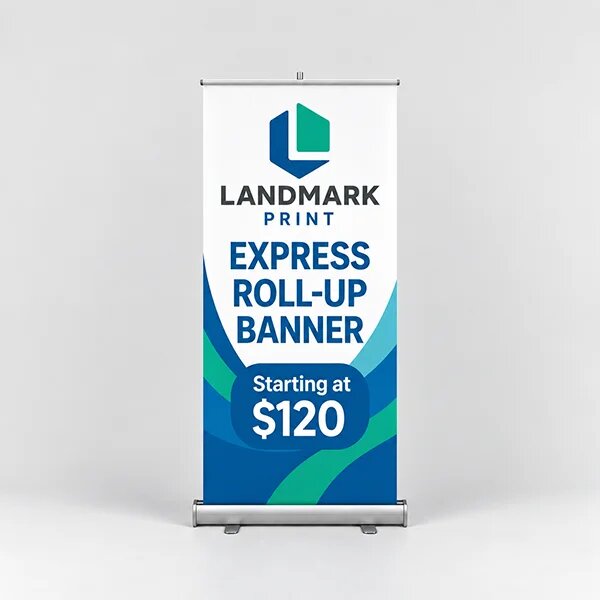 Banner And Stand: Make Your Brand Impossible To Ignore With Landmark Print